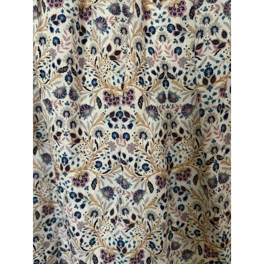 Cami NYC Flor Spring Tapestry 2 Piece Set: Crop Top Sz XS Tiered Maxi Skirt Sz S